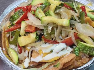 fajitas at Taco Zone in Brooklyn