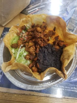 Vegan taco at Taco Zone in Brooklyn