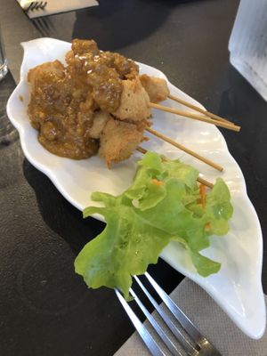 Satay Sticks! at Blossoming Lotus in Surfers Paradise