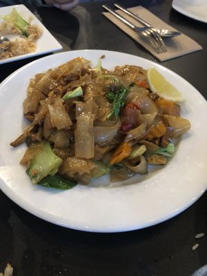 Fried flat noodles! (Our favourite) at Blossoming Lotus in Surfers Paradise