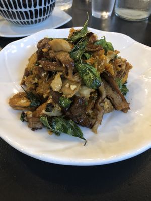 Pumpkin and basil (it was sooo delicious) at Blossoming Lotus in Surfers Paradise