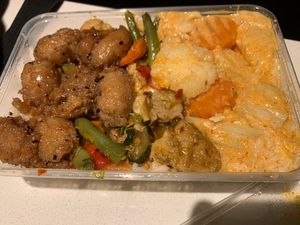 Takeaway buffet. Really good as always!  at Blossoming Lotus in Surfers Paradise