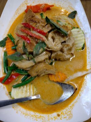 panang curry at Blossoming Lotus in Surfers Paradise