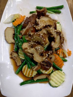 BBQ soy duck at Blossoming Lotus in Surfers Paradise