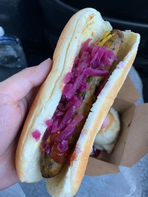 Veggie dog at IKEA in Las Vegas