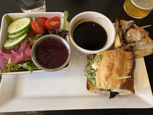 Mushroom French dip at Conflux Taphouse in Missoula