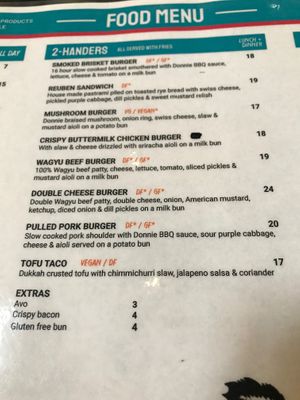 2 handers  at Your Mates Brewing Co in Warana