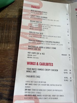 Menu February 2025   at Your Mates Brewing Co in Warana