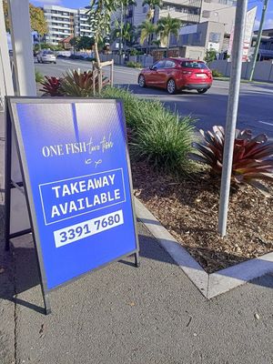 Restaurant at One Fish Two Fish in Kangaroo Point