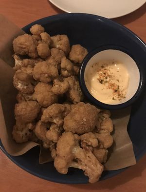 Cauliflower wings   at One Fish Two Fish in Kangaroo Point