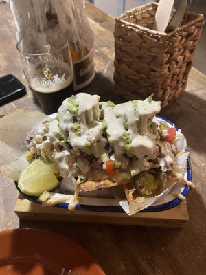 Small nachos  at Grá Irish Gastropub in Mallorca