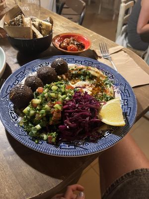 Falafel bowl  at Grá Irish Gastropub in Mallorca