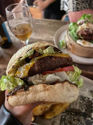 Vegan burger, very very good. at Grá Irish Gastropub in Mallorca