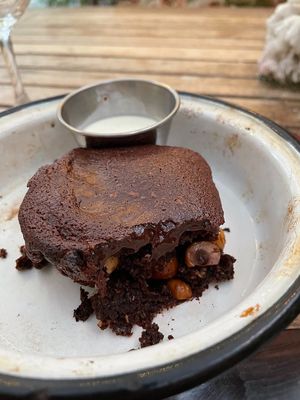 brownie at Grá Irish Gastropub in Mallorca