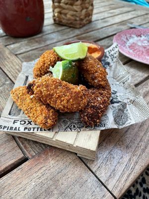 fried avocado at Grá Irish Gastropub in Mallorca