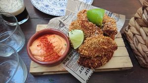 Avocado Nuggets at Grá Irish Gastropub in Mallorca