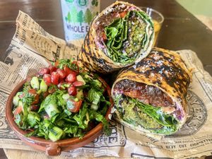 Falafel wrap   at Grá Irish Gastropub in Mallorca