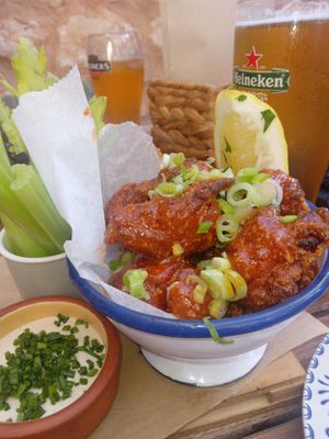 Cauliflower wings at Grá Irish Gastropub in Mallorca