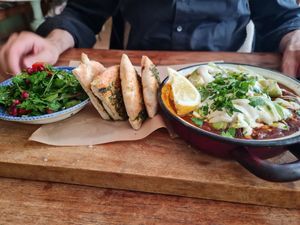 Shakshuka at Grá Irish Gastropub in Mallorca