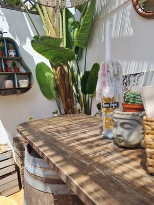 Outside space at Grá Irish Gastropub in Mallorca