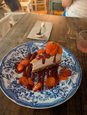 Cheesecake at Grá Irish Gastropub in Mallorca