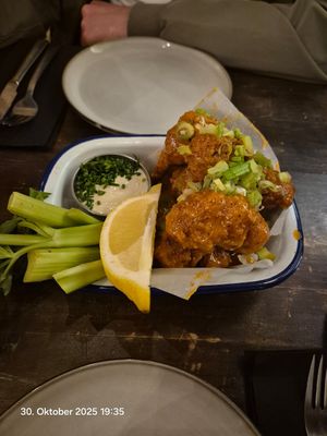 Buffalo wings at Grá Irish Gastropub in Mallorca