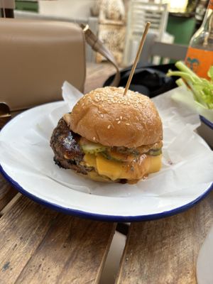 Cheese burger  at Grá Irish Gastropub in Mallorca
