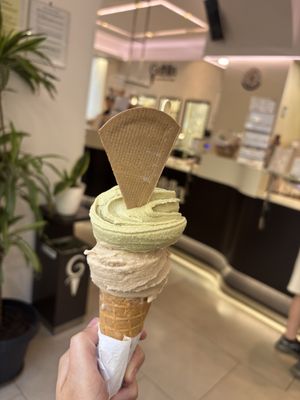Pistachio and hazelnut   at Guttilla - Via Dei Gracchi in Rome