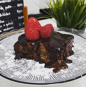 Tarta de chocolate y galletas at El Sarao de Lara in Las Rozas De Madrid