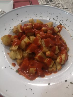 Patatas bravas at El Sarao de Lara in Las Rozas De Madrid