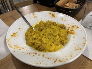 Curry de soja  at El Sarao de Lara in Las Rozas De Madrid