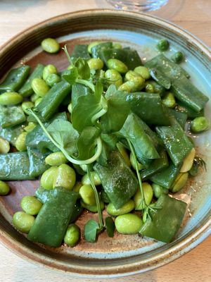 Spring salad with beans  at Het Hooihuis in Roosendaal