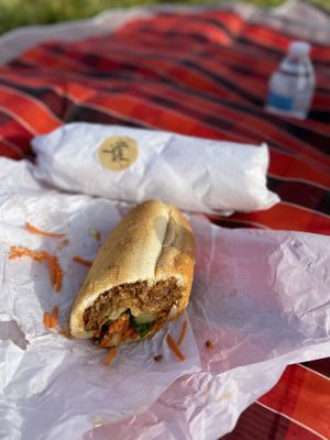 Vegan 🌱 Banh Mi tofu sandwich   at Fueling Station Cafe in San Francisco