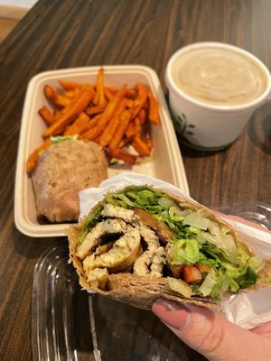 Soul rebel wrap  at Planted Plate in Princeton