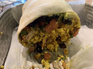 Breakfast burrito   at Planted Plate in Princeton
