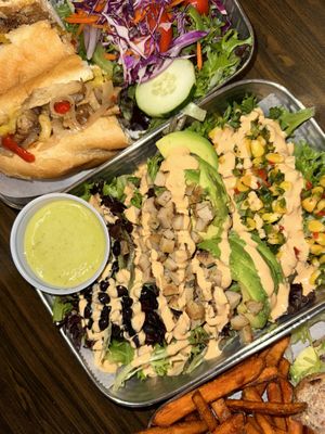 Midwest salad  at Planted Plate in Princeton