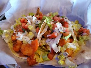 Buffalo cauliflower tacos at Ormond Garage in Ormond Beach