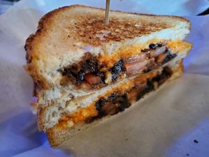 Pimento grilled cheese at Ormond Garage in Ormond Beach