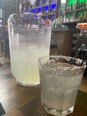 Margarita pitcher at Dos Marias in Yonkers