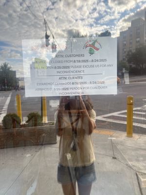 Randomly closed when I went on 8/19/25😒 at Dos Marias in Yonkers