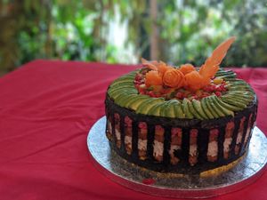 Such care and attention is put into making it look just right, what a treat! at Fakey Cakey in London