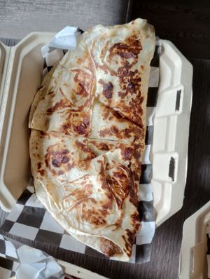 Steak quesadilla at Chi Chi Vegan Taco Shop in Atlanta