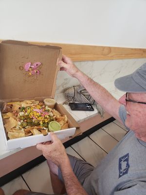 Nachos at Chi Chi Vegan Taco Shop in Atlanta