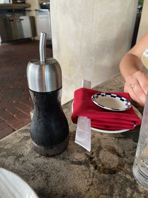 House soy sauce has fish in it, ask for vegan soy sauce (it comes in this container)  at Dragonfly Robata in Orlando