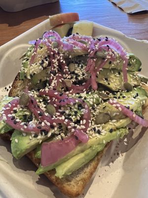 Avocado toast    at Avid Coffee - 4th St in Petaluma