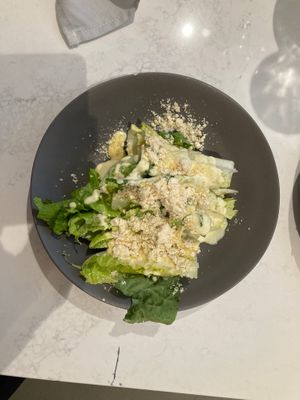 Ceasar salad at Sutra in New York City