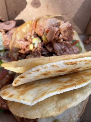 Jackfruit tacos  at BrewDog in Columbus