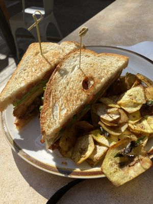 $16 Chick’n Club lunch special  at Mirisata in Portland