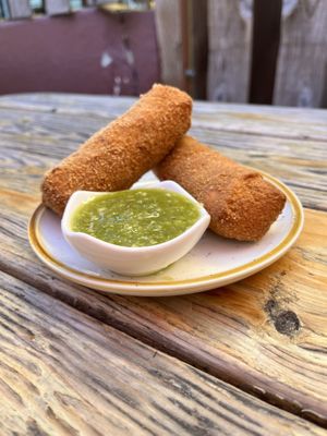Impossible Beef Rolls  at Mirisata in Portland
