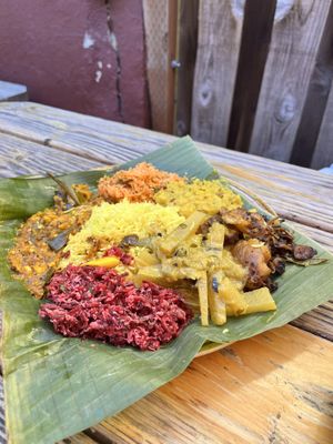 Curry Sampler for 1-2 people  at Mirisata in Portland